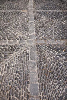 Prints of Spain, Canary Islands, La Palma Island, Santa Cruz de la Palma, street stonework detail Images Dated 2019 November: Spain, Canary Islands, La Palma Island, Santa Cruz de la Palma, street stonework detail