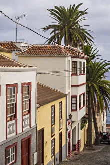 Spain, Canary Islands, La Palma Island, San Andres, village buildings