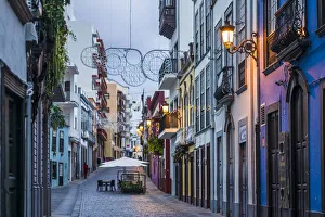 Images Dated 11th November 2019: Spain, Canary Islands, La Palma Island, Santa Cruz de la Palma, Calle O Daly