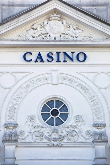 Images Dated 21st October 2011: Spain, Cantabria Region, Cantabria Province, Santander, detail of the Casino