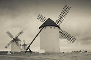 Images Dated 4th November 2011: Spain, Castile-La Mancha Region, Ciudad Real Province, La Mancha Area, Campo de Criptana