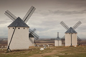 Images Dated 4th November 2011: Spain, Castile-La Mancha Region, Ciudad Real Province, La Mancha Area, Campo de Criptana