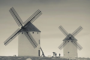Spain, Castile-La Mancha Region, Ciudad Real Province, La Mancha Area, Campo de Criptana