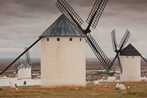 Images Dated 4th November 2011: Spain, Castile-La Mancha Region, Ciudad Real Province, La Mancha Area, Campo de Criptana
