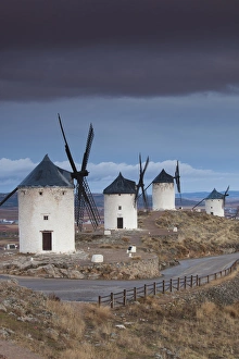 Images Dated 4th November 2011: Spain, Castile-La Mancha Region, Toledo Province, La Mancha Area, Consuegra, antique