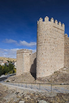 Images Dated 8th October 2011: Spain, Castilla y Leon Region, Avila Province, Avila, Las Murallas, town walls