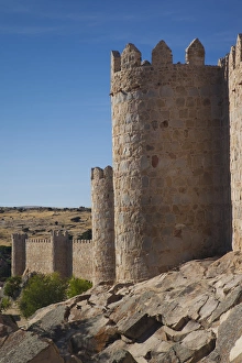 Images Dated 8th October 2011: Spain, Castilla y Leon Region, Avila Province, Avila, Las Murallas, town walls
