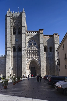 Spain, Castilla y Leon Region, Avila Province, Avila, Avila Cathedral