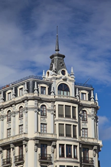 Build Prints: Spain, Castilla y Leon Region, Leon Province, Leon, buildings on Plaza de Santo Domingo