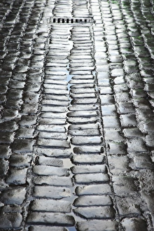 Images Dated 25th October 2011: Spain, Castilla y Leon Region, Salamanca Province, Salamanca, Plaza Mayor, wet