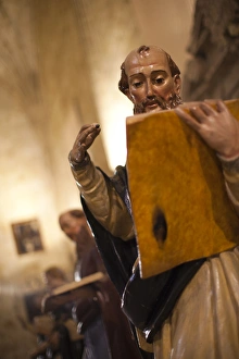 Images Dated 25th October 2011: Spain, Castilla y Leon Region, Salamanca Province, Salamanca, Salamanca Cathedrals