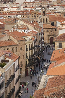 Images Dated 25th October 2011: Spain, Castilla y Leon Region, Salamanca Province, Salamanca, Salamanca Cathedrals