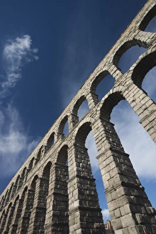 Images Dated 6th October 2011: Spain, Castilla y Leon Region, Segovia Province, Segovia, El Acueducto, Roman aqueduct