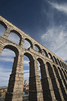 Images Dated 6th October 2011: Spain, Castilla y Leon Region, Segovia Province, Segovia, El Acueducto, Roman aqueduct