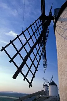 Images Dated 17th October 2003: Spain, Consuegra, Castile-La Mancha Windmills