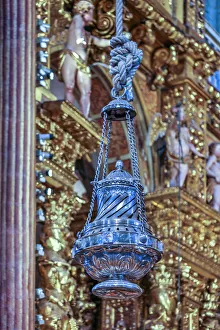 Strength Prints: Spain, Galicia. Botafumeiro in the cathedral