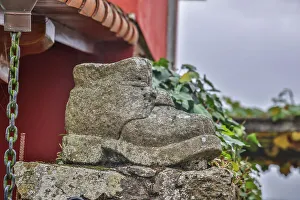 Way Of St Prints: Spain, Galicia. Shoes along the Camino de Santiago (Way of St)