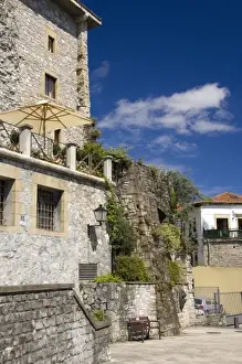 Spain, Guipuzcoa coast, Hondarribia (aka Fuenterrabia). Castle of the Emperor Carlos V