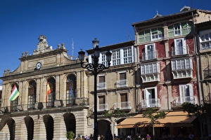 Build Prints: Spain, La Rioja Region, La Rioja Province, Haro, Plaza de la Paz, buildings