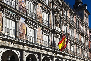 Build Prints: Spain, Madrid, Centro Area, Plaza Mayor, building detail
