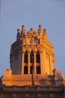 Images Dated 6th November 2011: Spain, Madrid, Plaza de la Cibeles, Palacio de Communicaciones, once the world s