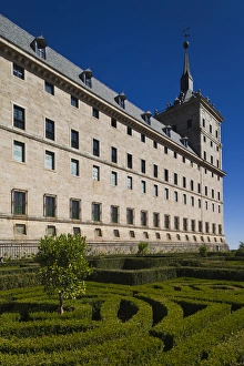 Royalty Prints: Spain, Madrid Region, San Lorenzo de El Escorial, El Escorial Royal Monastery and Palace