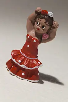 Images Dated 8th December 2011: Spain, Madrid, souvenir miniature figurines of Spanish dancers