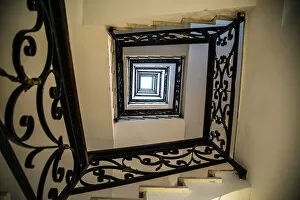 Spain, Menorca. Stairwell