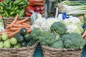 Images Dated 6th June 2015: Spain, San Sebastion, Vegetales for Sale at Farmers Market