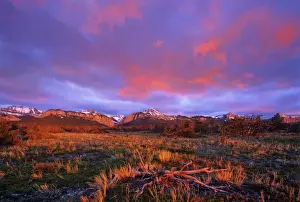 Spectacualr morning light strikes Blackleaf Canyon along the Rocky Mountain Front in the Lewis