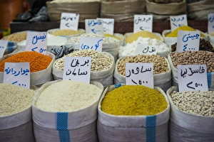 Spices in the Bazaar of Sulaymaniyah, Iraq Kurdistan