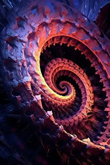 AI Generated Image Prints: Spiral design. ©Jim Zuckerman / Jaynes Gallery / DanitaDelimont.com (AI)