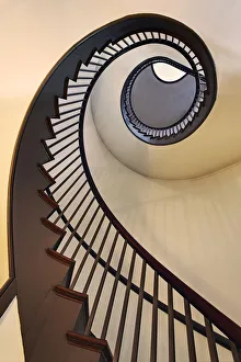 Spiral stairway, Shaker Village of Pleasant Hill, Kentucky