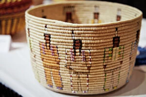 Trending: SSanta Fe, New Mexico, United States. Indian Market, Native American basket