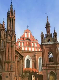 Images Dated 20th June 2007: St. Annes Church, Vilnius, Lithuania