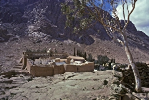 Foothill Prints: St. Catherine Monastery near the base of Mt. Moses in the Sinai Peninsula of Egypt