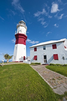 Warning Prints: St. Davids Lighthouse near St. Georges, Bermuda