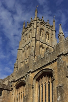 Images Dated 19th August 2011: St. James Church Tower, Chipping Camden. Cotswolds in Southwestern England