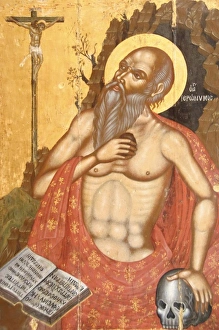Images Dated 12th June 2007: St. Jerome. First half of the 18th century. Byzantine Museum. Zante. Ionian Islands