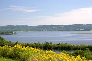 New Brunswick Prints: St. John River near the town of St. John, New Brunswick, Canada