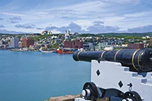 Images Dated 26th June 2009: St. Johns, Newfoundland, Canada, the waterfront of St. Johns as seen