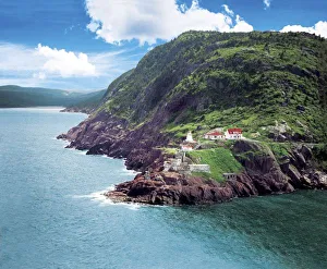 Images Dated 29th June 2009: St. Johns, Newfoundland, Canada, historic Fort Amherst between the Narrows of St