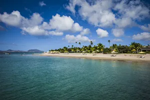 British Prints: St. Kitts and Nevis, Nevis. Pinneys Beach