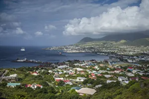 British Prints: St. Kitts and Nevis, St. Kitts. Basseterre, morning