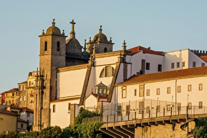 New Images March 2024 Part 3 Prints: St. Lawrence Church (Convento de Sao Lourenco) skyline, Porto, Portugal