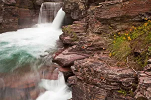 Images Dated 12th July 2009: St Mary Falls in Glacier National Park in Montana