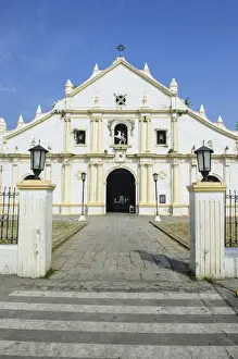 Metropolitan Prints: ST. Paul cathedral in the Unesco world heritage sight Vigan, Northern Luzon, Philippines
