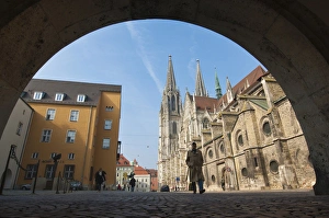 Images Dated 14th October 2010: St. Peters Catherdral in Regensburg, Germany
