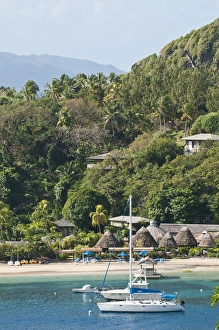 Vincent Prints: St. Vincent & The Grenadines. Young Island Resort