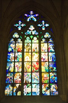 Historical Center Prints: St Vituss Cathedral, Prague Castle, Prague, Czech Republic